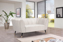 Beaumont Cream Velvet Loveseat