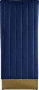 Porsha Navy Velvet Dining Chair