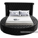 Luxus Black Velvet King Bed (3 Boxes)