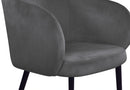 Louise Grey Velvet Dining Chair