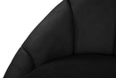 Shelly Black Velvet Chaise