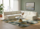 Quincy Cream Velvet Modular Sectional