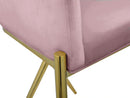 Xavier Pink Velvet Counter Stool