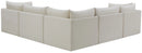Jacob Cream Velvet Modular Sectional