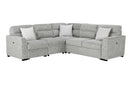 U9401 Nickel Sofa Bed Sectional with 3 Pillows