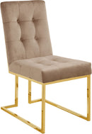 Pierre Beige Velvet Dining Chair