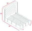 Ashton Beige Linen King Bed