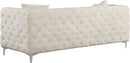 Scarlett Cream Velvet Sofa