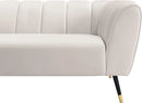 Beaumont Cream Velvet Sofa