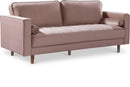 Emily Pink Velvet Sofa