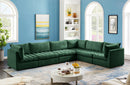 Jacob Green Velvet Modular Sectional