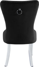 Miley Black Velvet Dining Chair