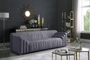 Naya Grey Velvet Sofa
