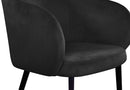 Louise Black Velvet Dining Chair