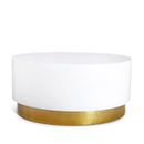 Deco White/Gold Coffee Table