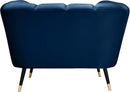 Beaumont Navy Velvet Chair