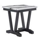 T1319 Blk/Wht End Table