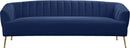 Tori Navy Velvet Sofa