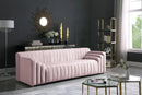 Naya Pink Velvet Sofa