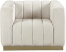 Marlon Cream Velvet Chair