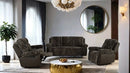 Dionysus Manual Glider Recliner Brown