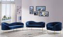 Ritz Navy Velvet Chair