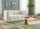 Quincy Cream Velvet Modular Sofa