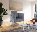 Casa Grey Velvet Chair