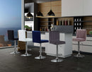 Joel Black Velvet Adjustable Stool