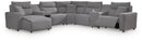 Modmax II Power Reclining Sectional with Chaise and Audio Console