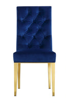 Capri Navy Velvet Dining Chair