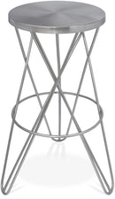 Mercury Silver Bar Stool