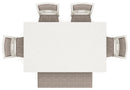 Erinberg Dining Table and 4 Chairs and Bench (Set of 6)