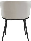 Skylar Cream Velvet Dining Chair