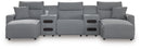 Modmax II Power Reclining Sectional with Chaise and Audio Consoles