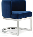 Gianna Navy Velvet Dining Chair