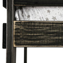 Arlette Twin/Twin Bunk Bed Brown, Black, Gray, & White