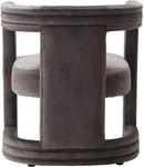 Blair Grey Velvet Accent Chair