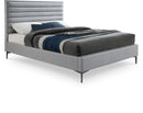 Hunter Grey Linen Queen Bed