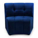 Limitless Navy Velvet Modular Chair