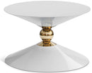 Malia White / Gold Coffee Table