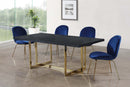 Paris Navy Velvet Dining Chair
