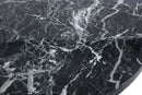Omni Black Faux Marble End Table