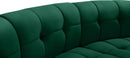 Limitless Green Velvet 12pc. Modular Sectional