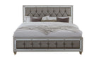 Riley Silver Bed, Dresser, Mirror, Nightstand