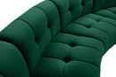 Limitless Green Velvet 12pc. Modular Sectional