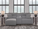 Modmax II Power Reclining Sectional with Chaise and Console