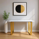 Cameron Gold Console Table