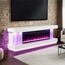 Peseux 71" TV Stand w/ Electric Fire Place