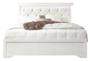 POMPEI WHITE QUEEN BED WITH LED DRESSER MIRROR AND NIGHTSTAND - NY Furniture Direct (NY)